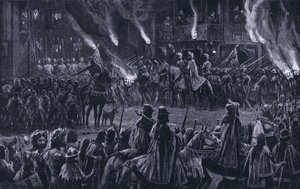 La marche de la garde, années 1920 - Richard Caton Woodville junior